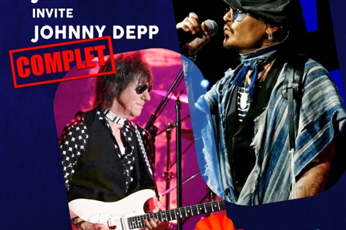 Jeff Beck et Johnny Depp a Marciac en 2022