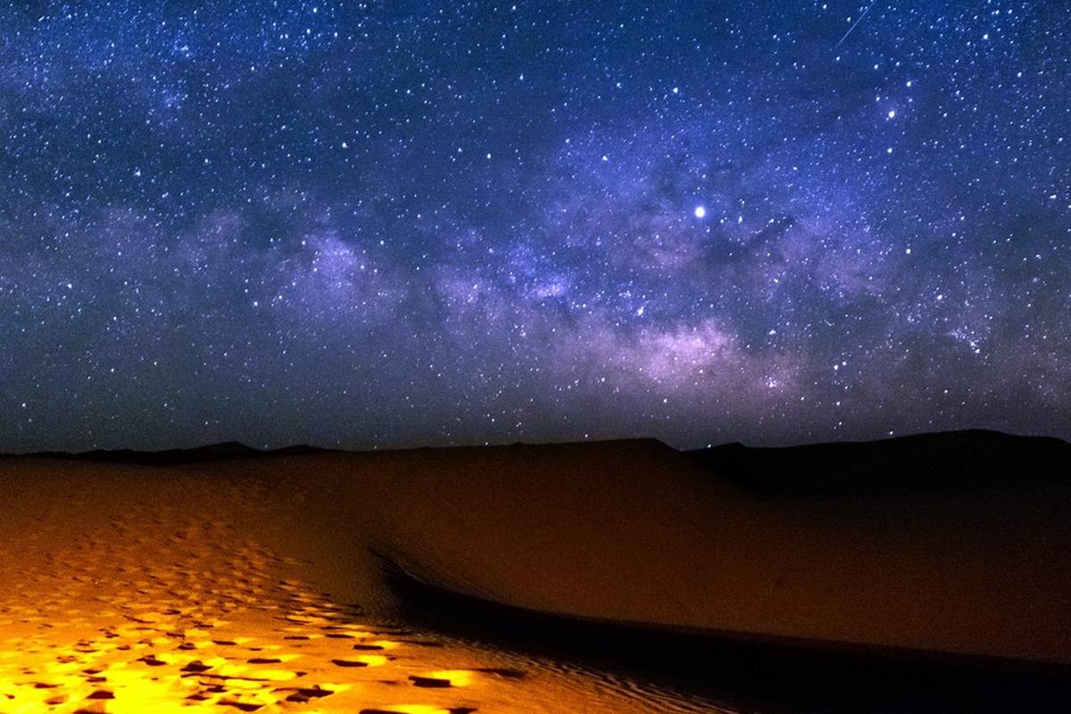 La nuit magique dans les dunes