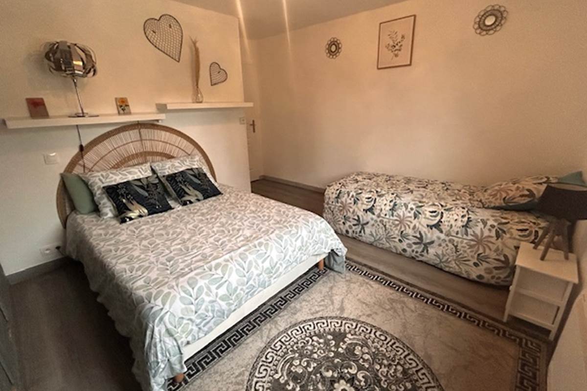 CH 2 RDC 1 lit 140x190 et 1 lit simple 90x200