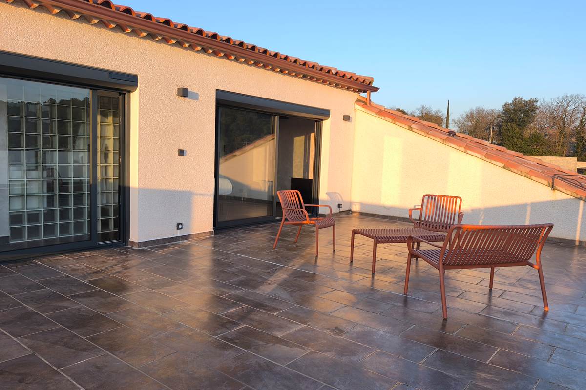 Terrasse indépendante vue jardin - Master Suite "Contempory"