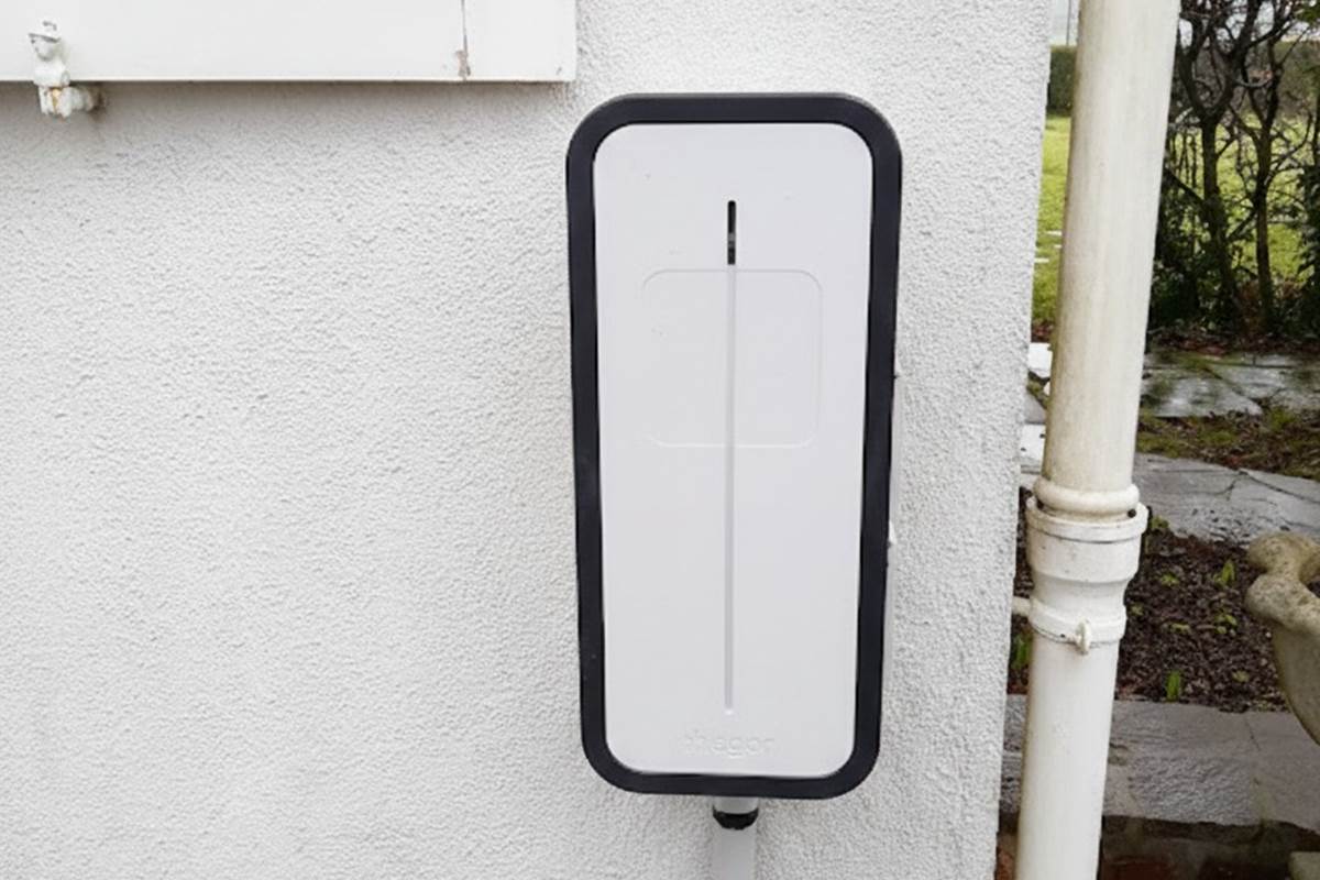 La borne de recharge