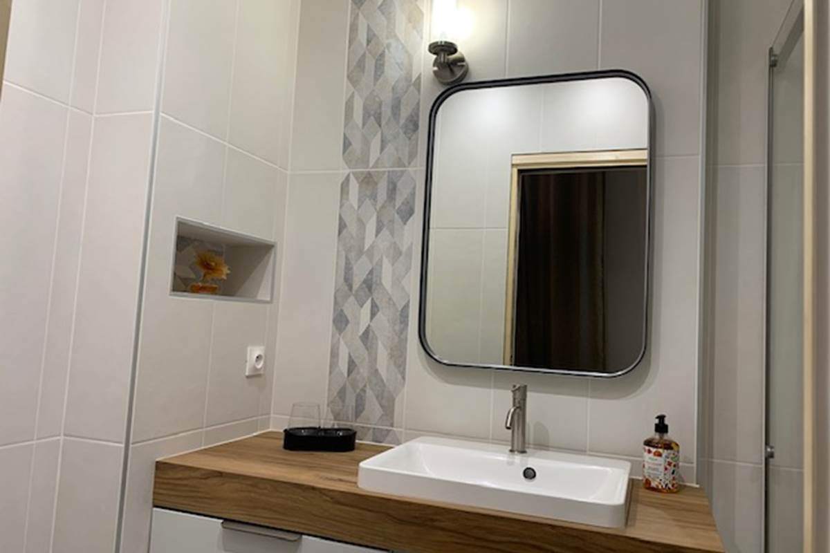 La salle de bain privative