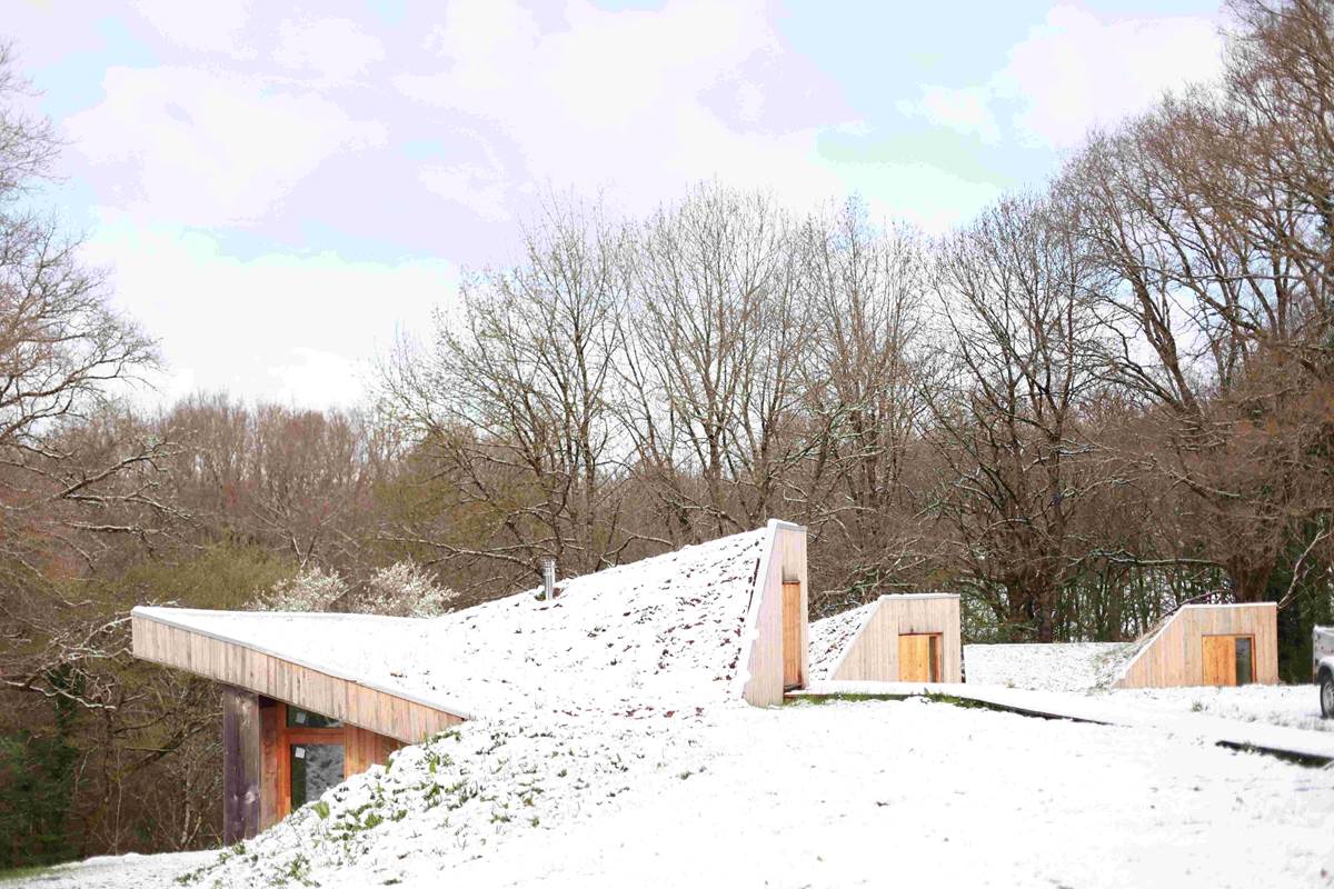 Sous la neige, nos gîtes douillets