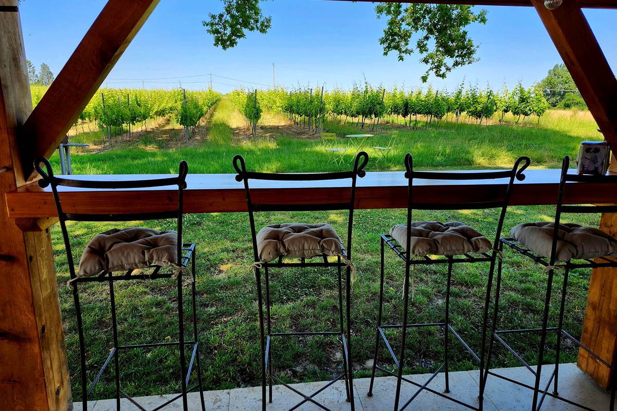 L'apéro vue sur les vignes ?