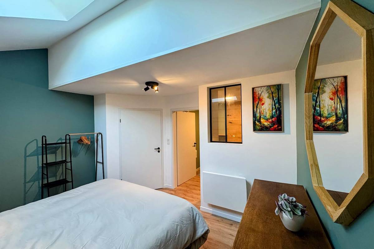 Chambre 1, vue sur la salle de bain privative