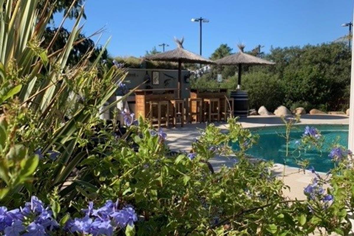 Piscine vue villa Est 2