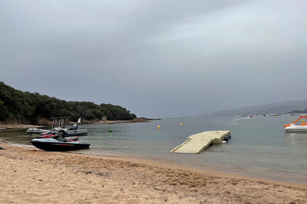 La plage d'Orcino