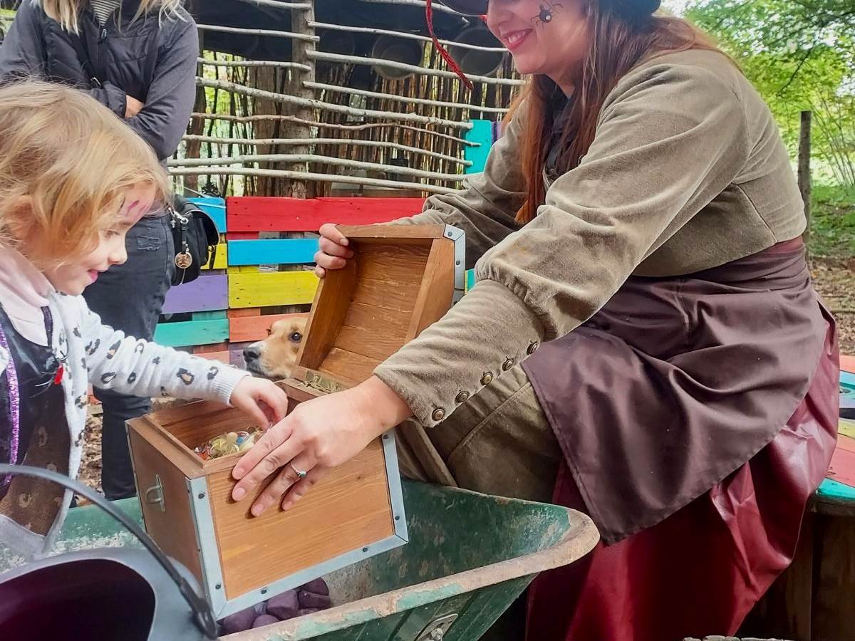 Chasse aux bonbons d'Halloween