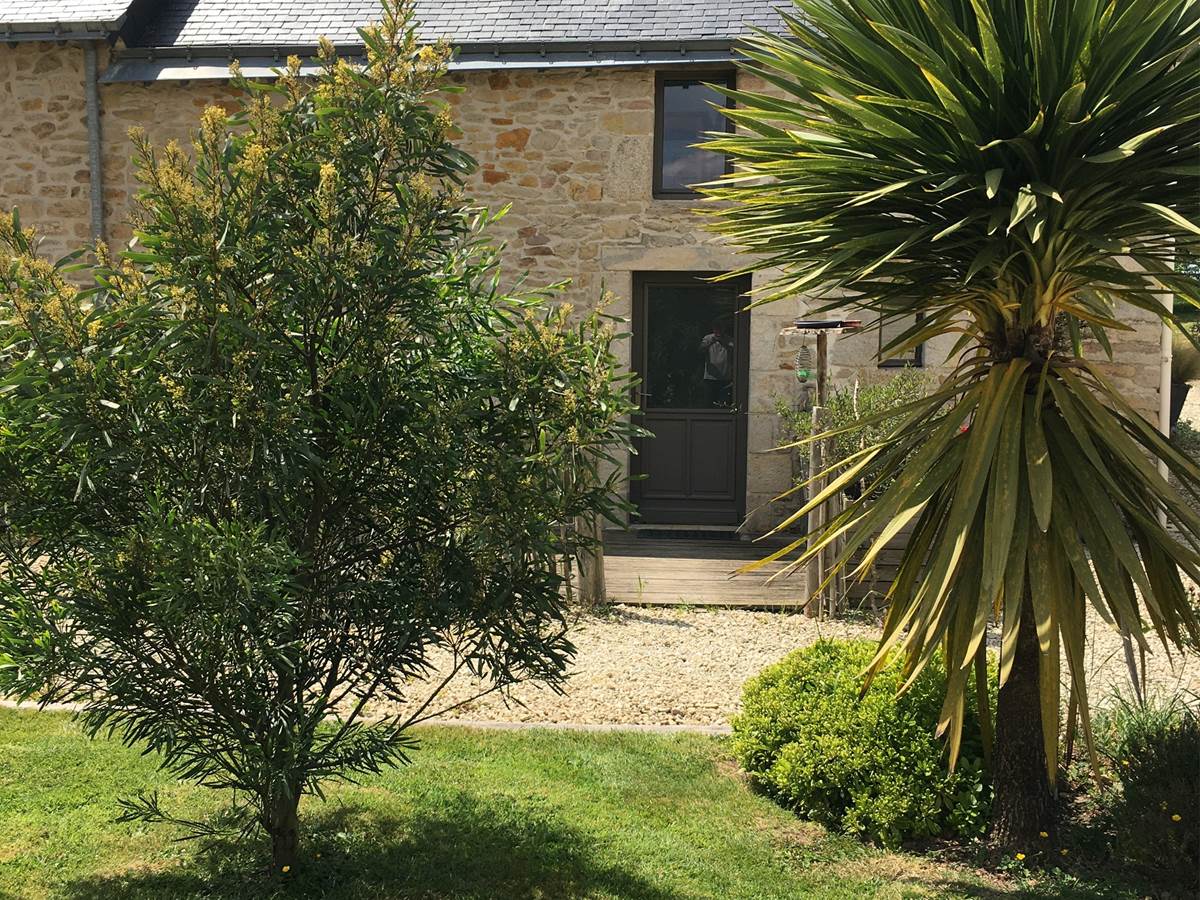 La maison avec sa terrasse privative