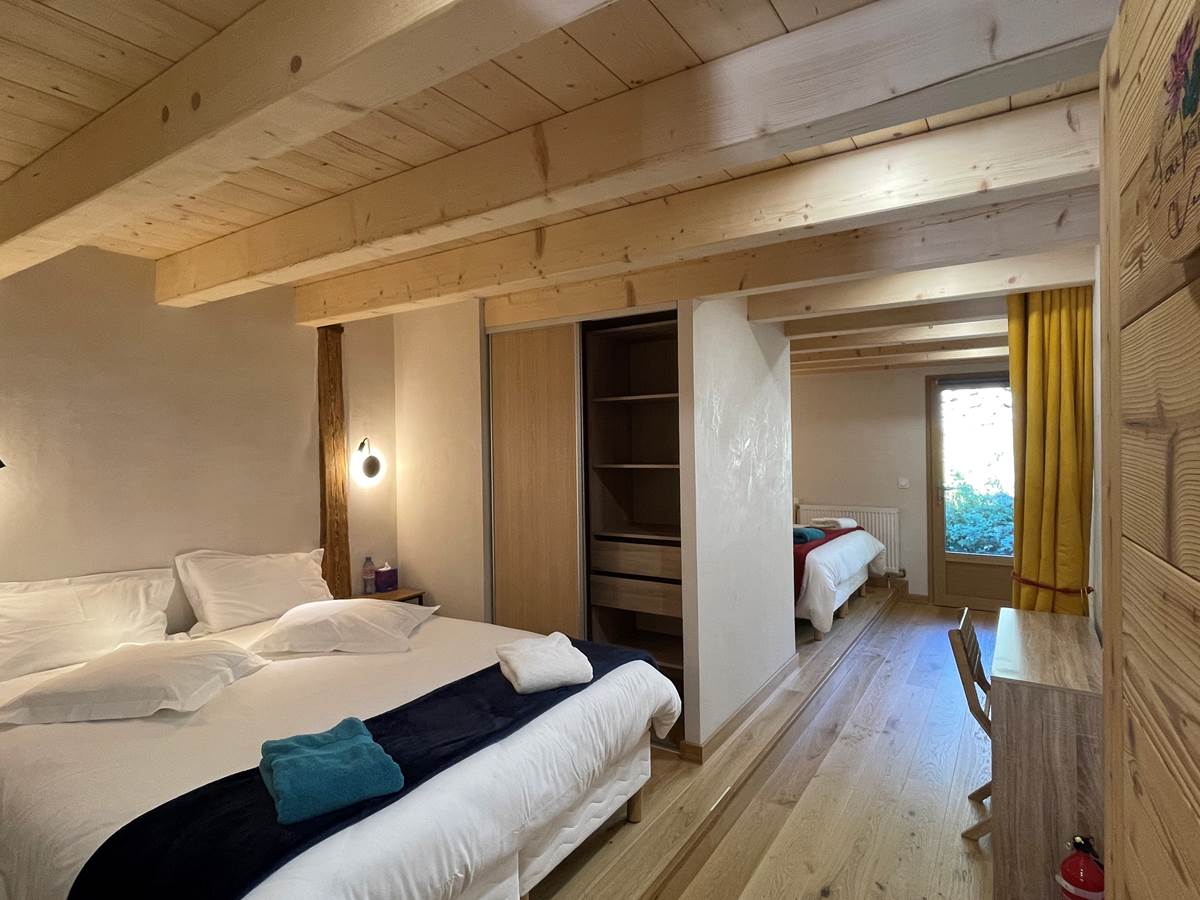 Chambre Confort "Joubarbe" - 2 alcoves avec 2 lits Queen Size 160x200 - 4 personnes