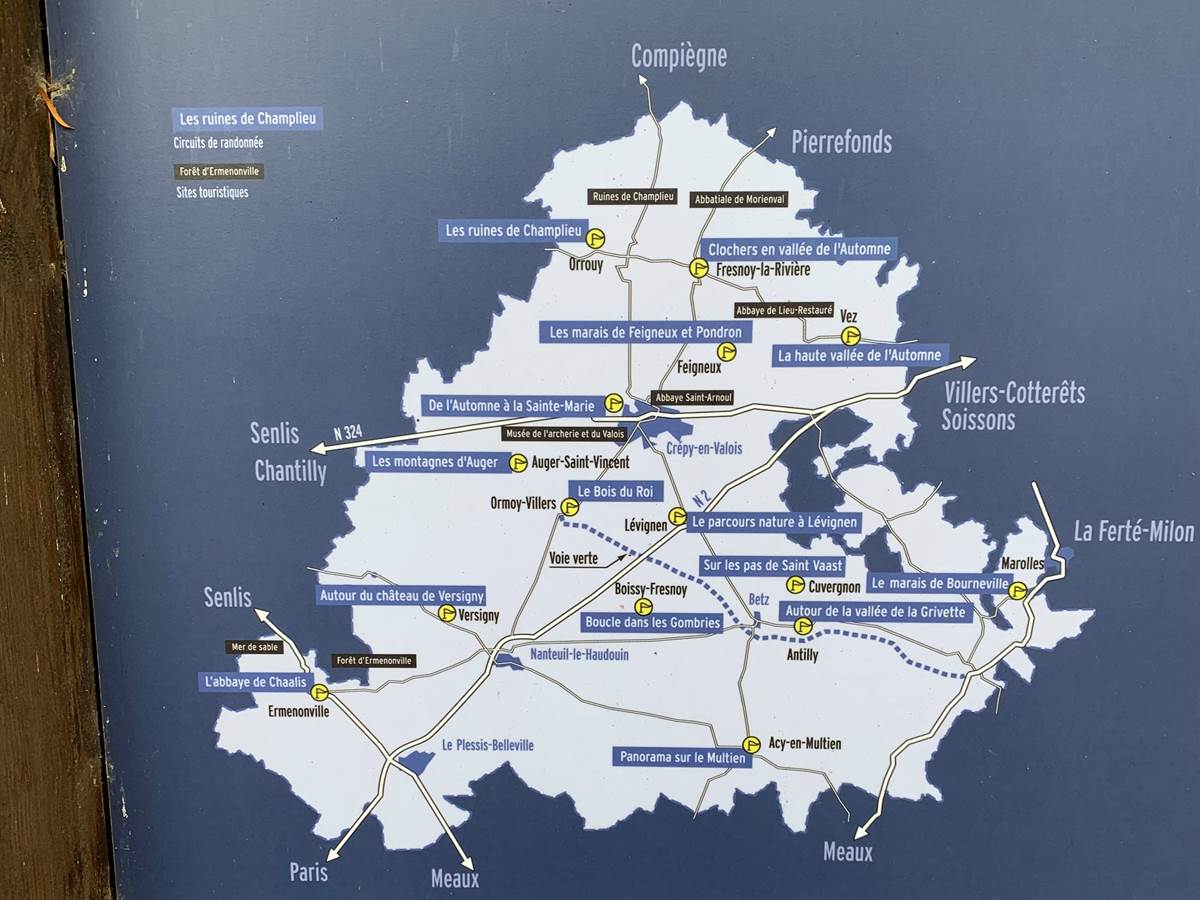 visiter la Picardie, l'Oise; Senlis, Chantilly, Compiègne et nos environs