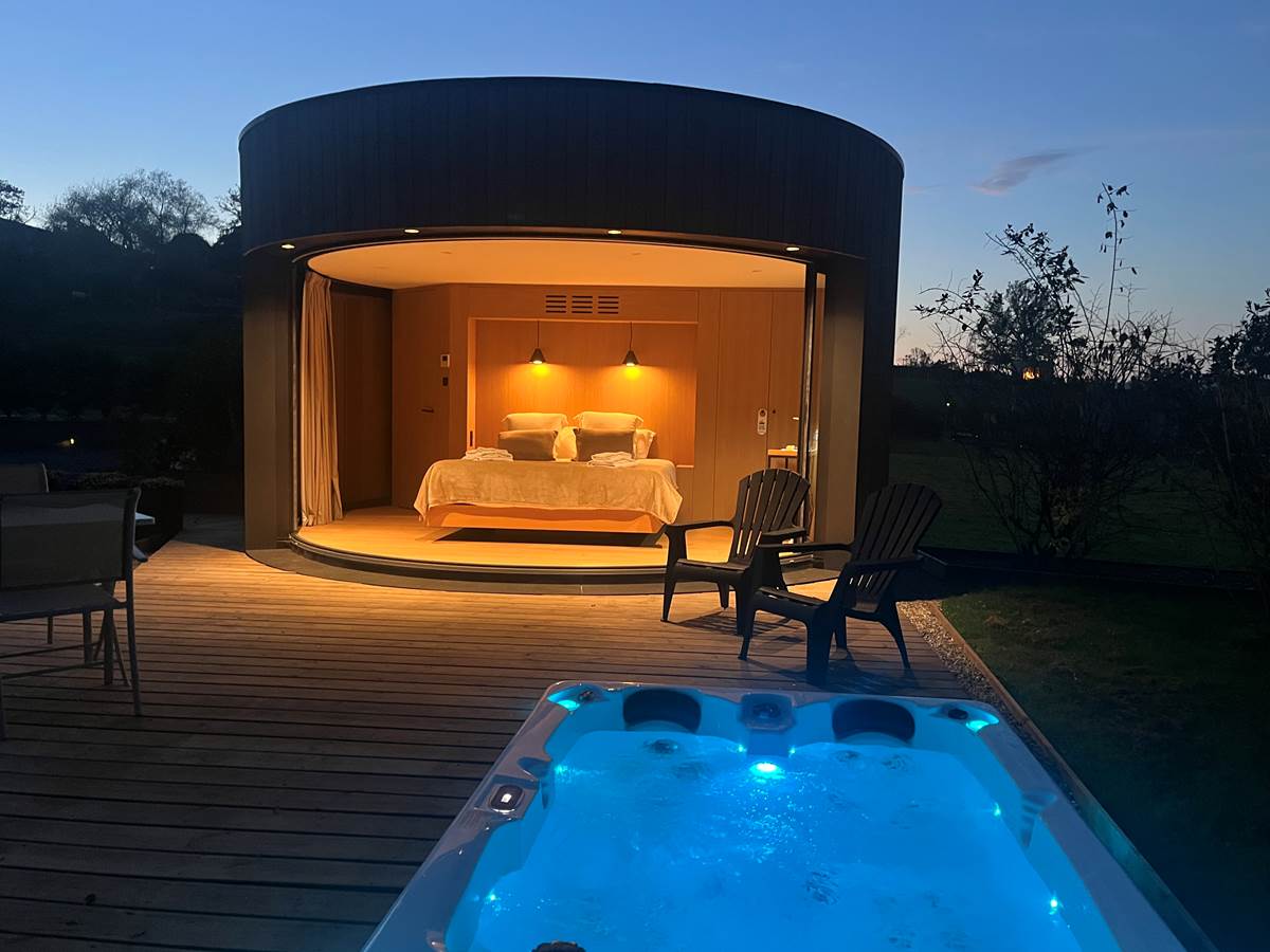 Chambre avec vue et spa