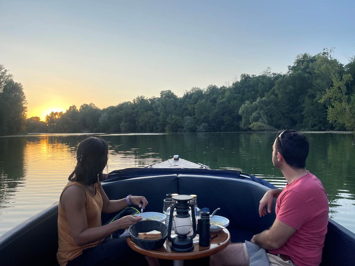 Coucher de soleil sur les Albarèdes