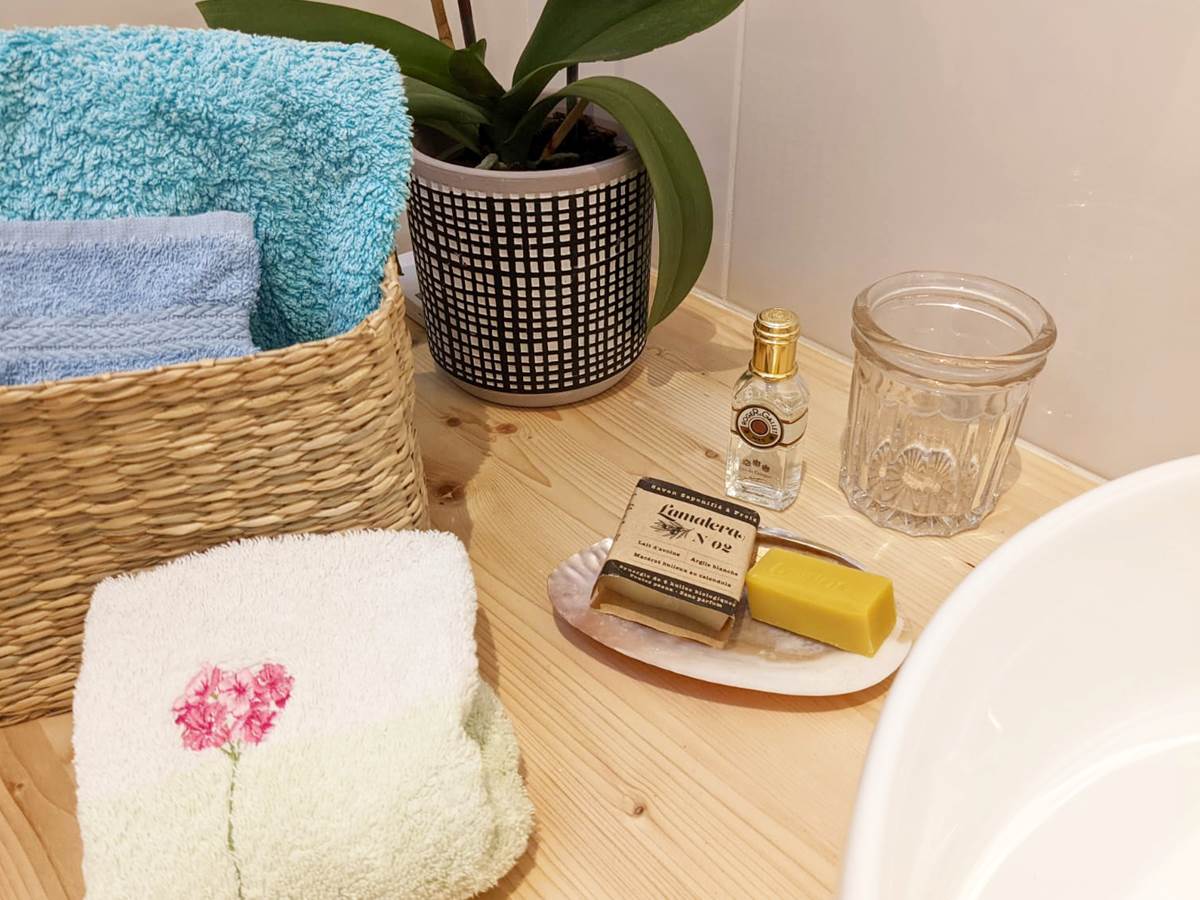 Salle d'eau privative à l'étage