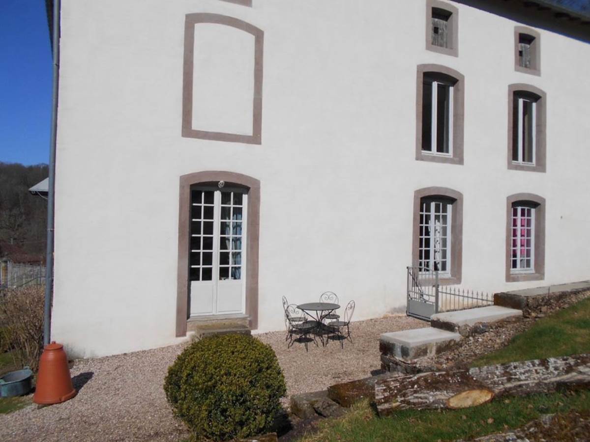 Terrasse Gîte Julie-Victoire Daubié