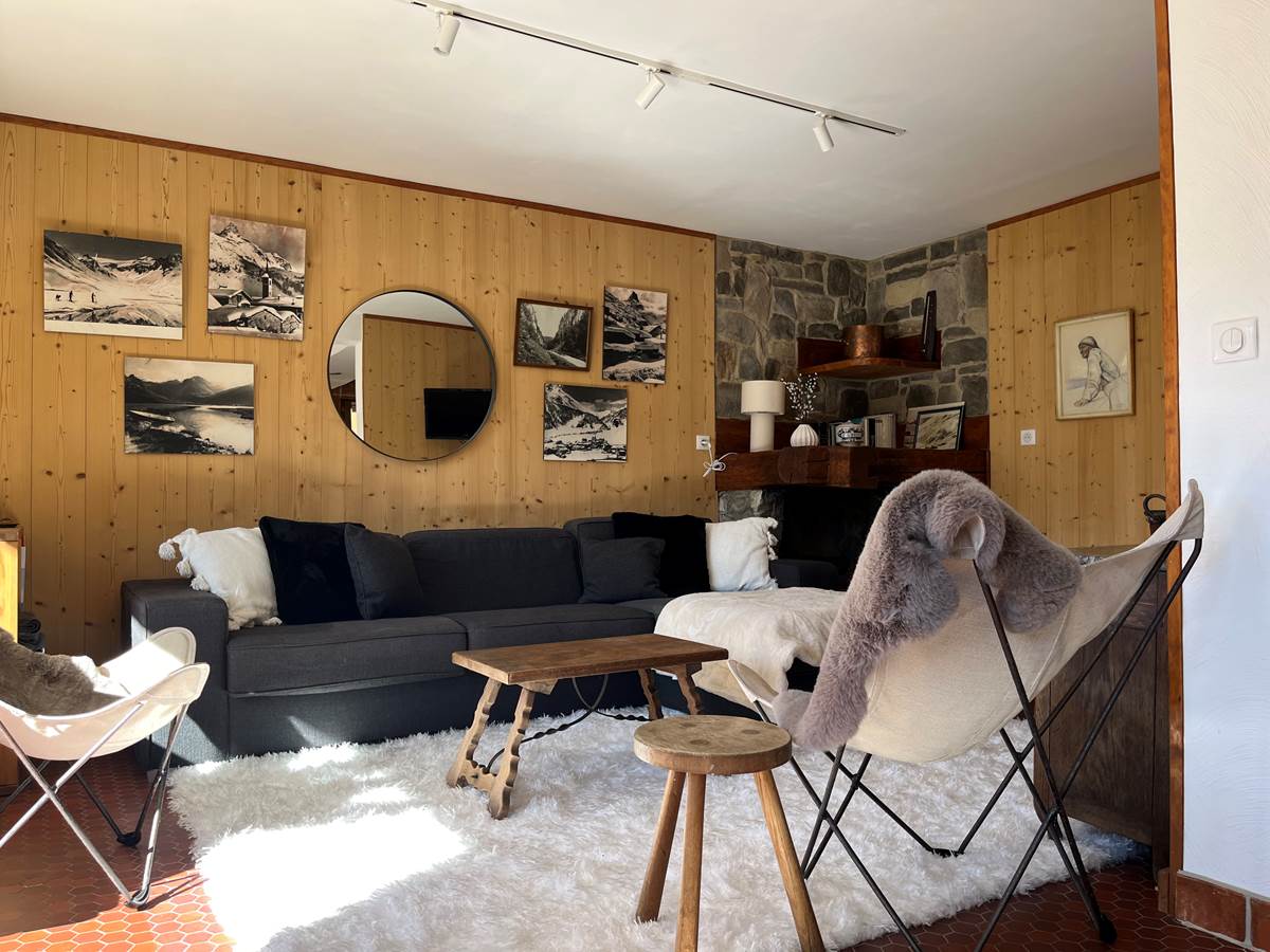 Détente confortable après le ski