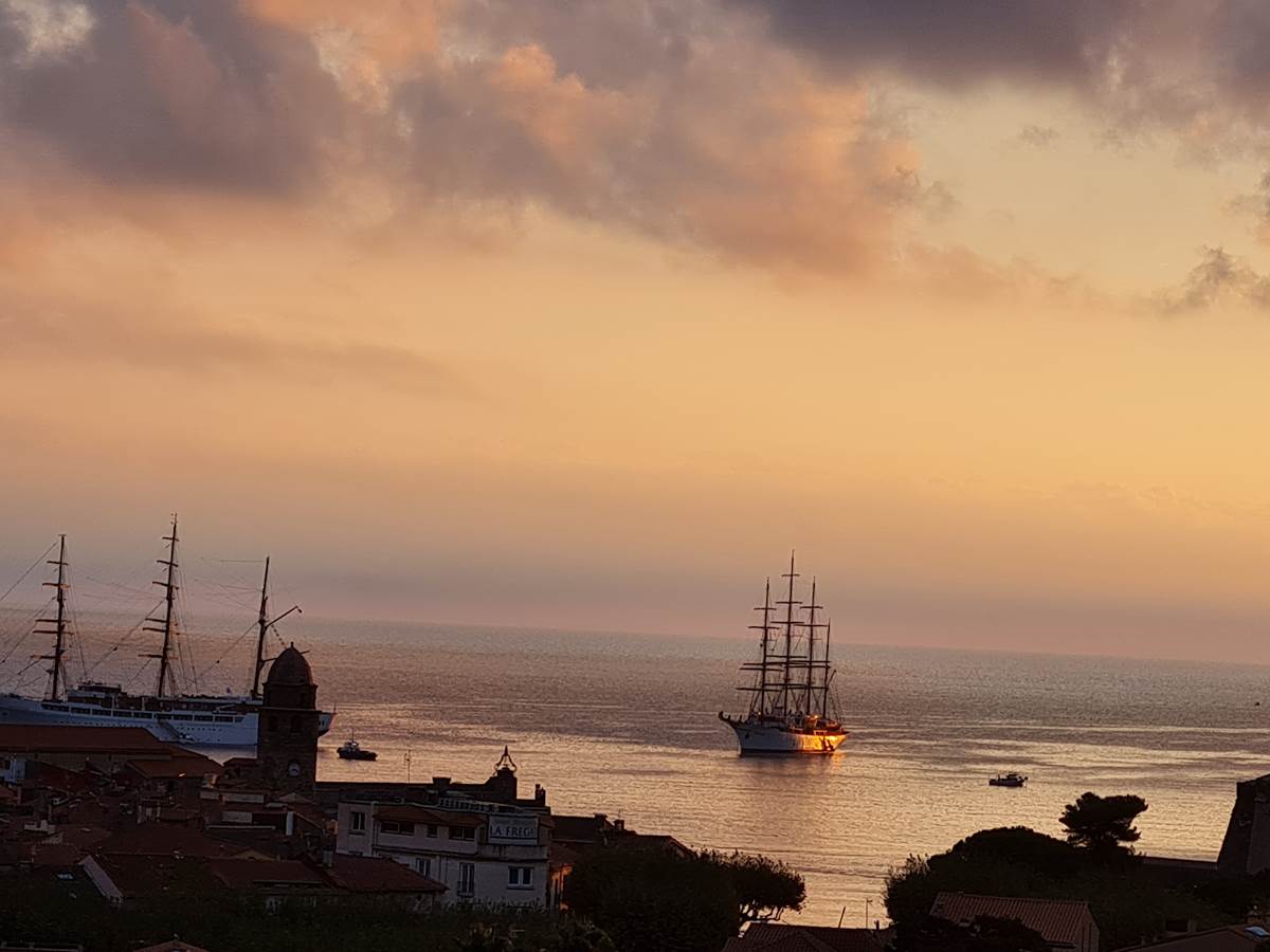vue mer et Collioure