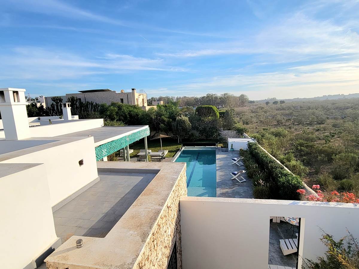 Villa Dar Céleste - vue degagée sur la nature depuis le toit terrasse