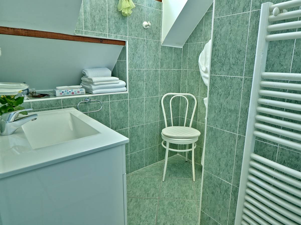 Salle de douche  Chambre double Confort Le Pas de L' Âne Saint Ondras