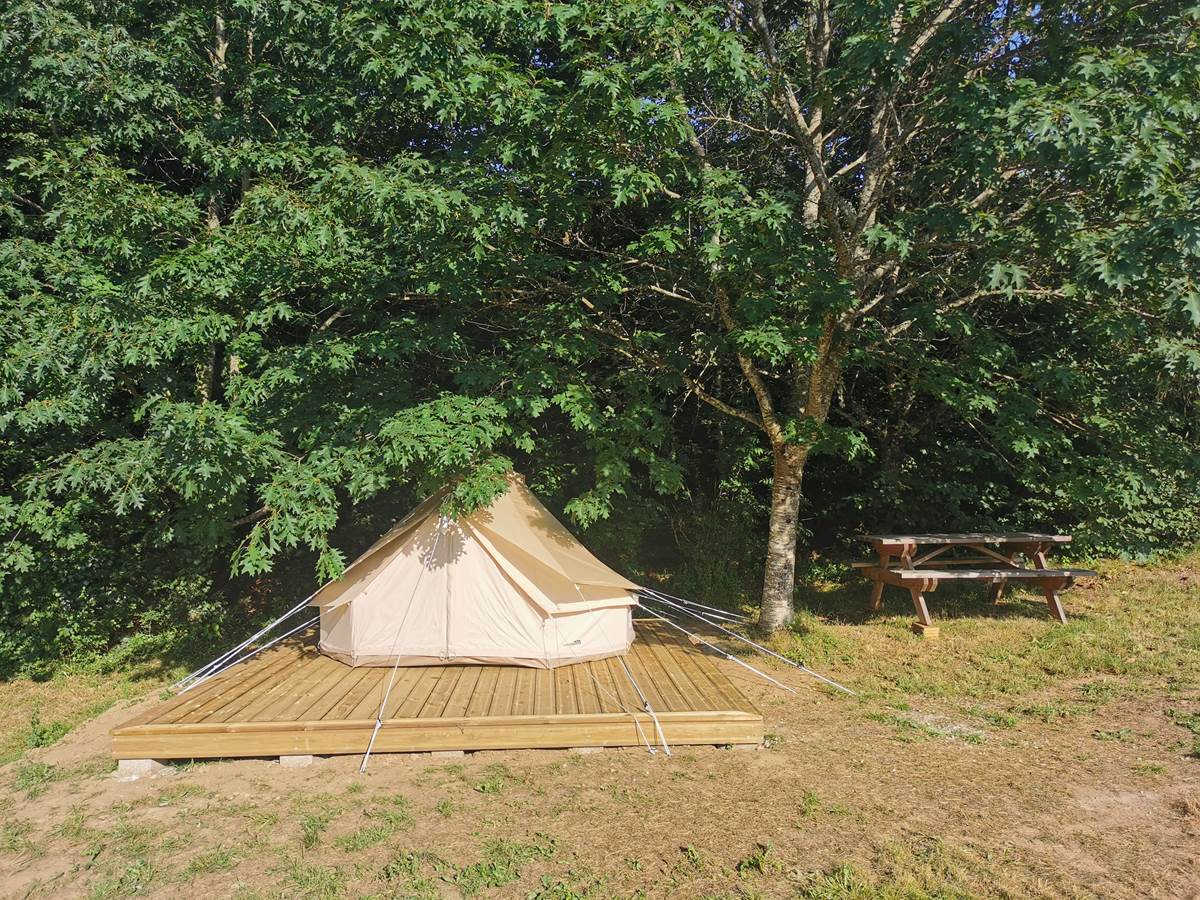 Tente en toile de coton 2_3 places