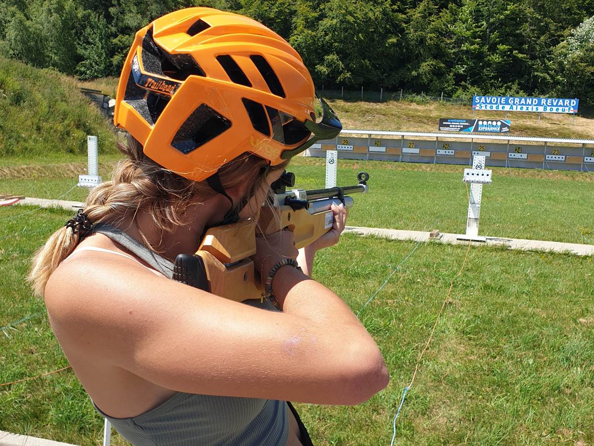 Enterrement de Vie de Jeune Fille avec Raid VTT et Biathlon à La feclaz