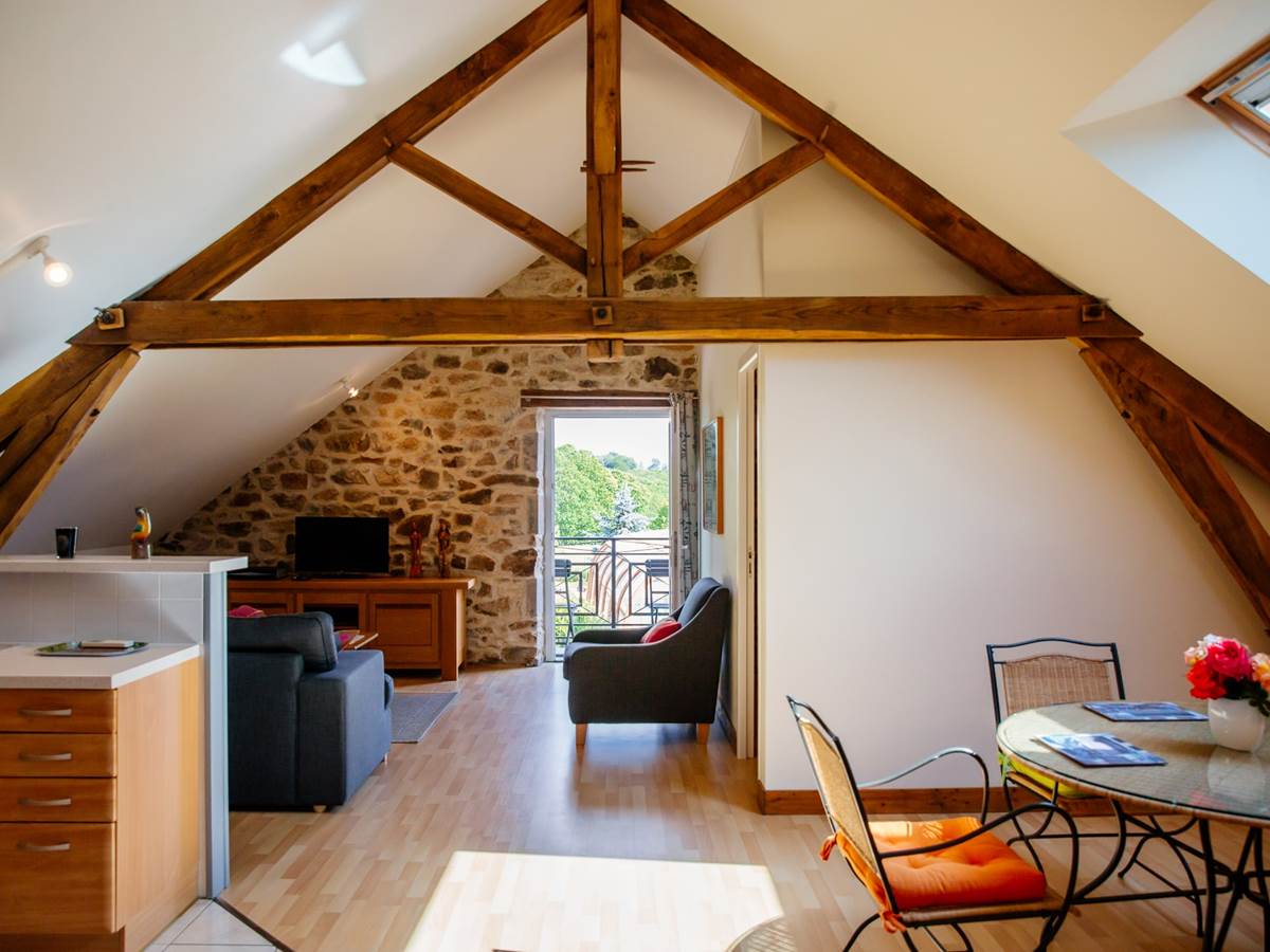 ESPACE CUISINE ET SALON GITE DES ROSIERS