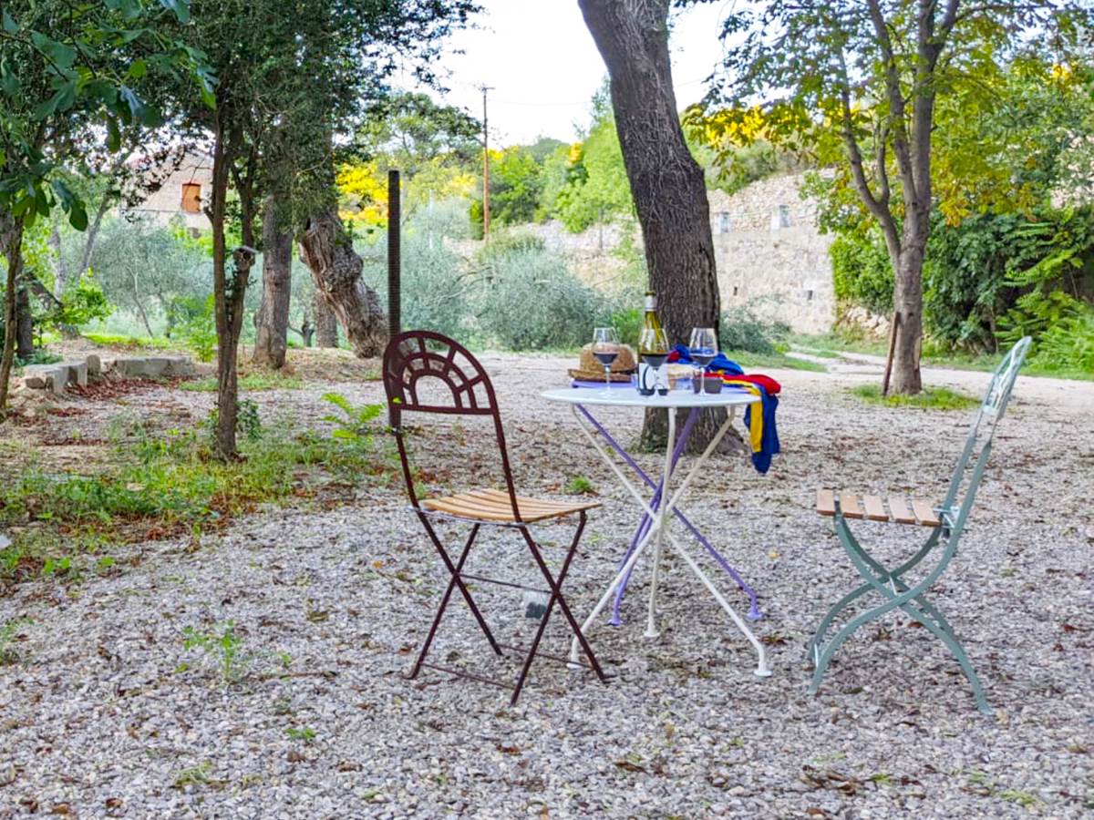 La terrasse en pleine nature