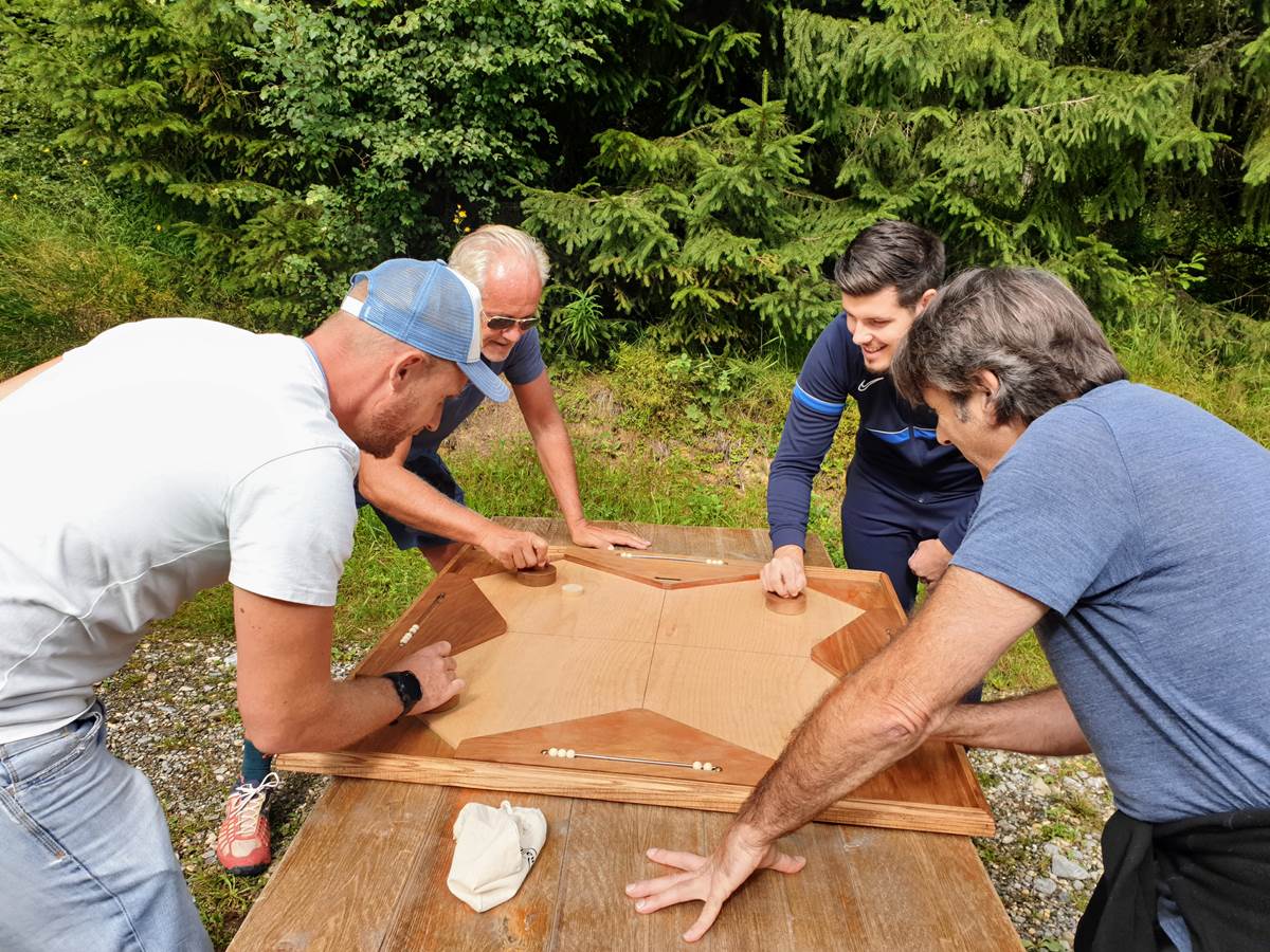 Jeu de la table à glisser