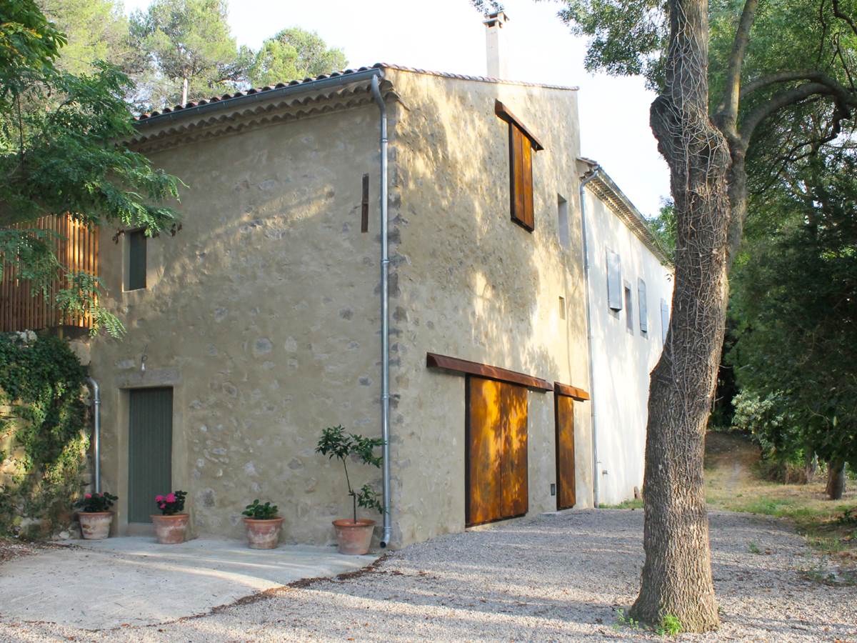 Vue de l'entrée du gîte