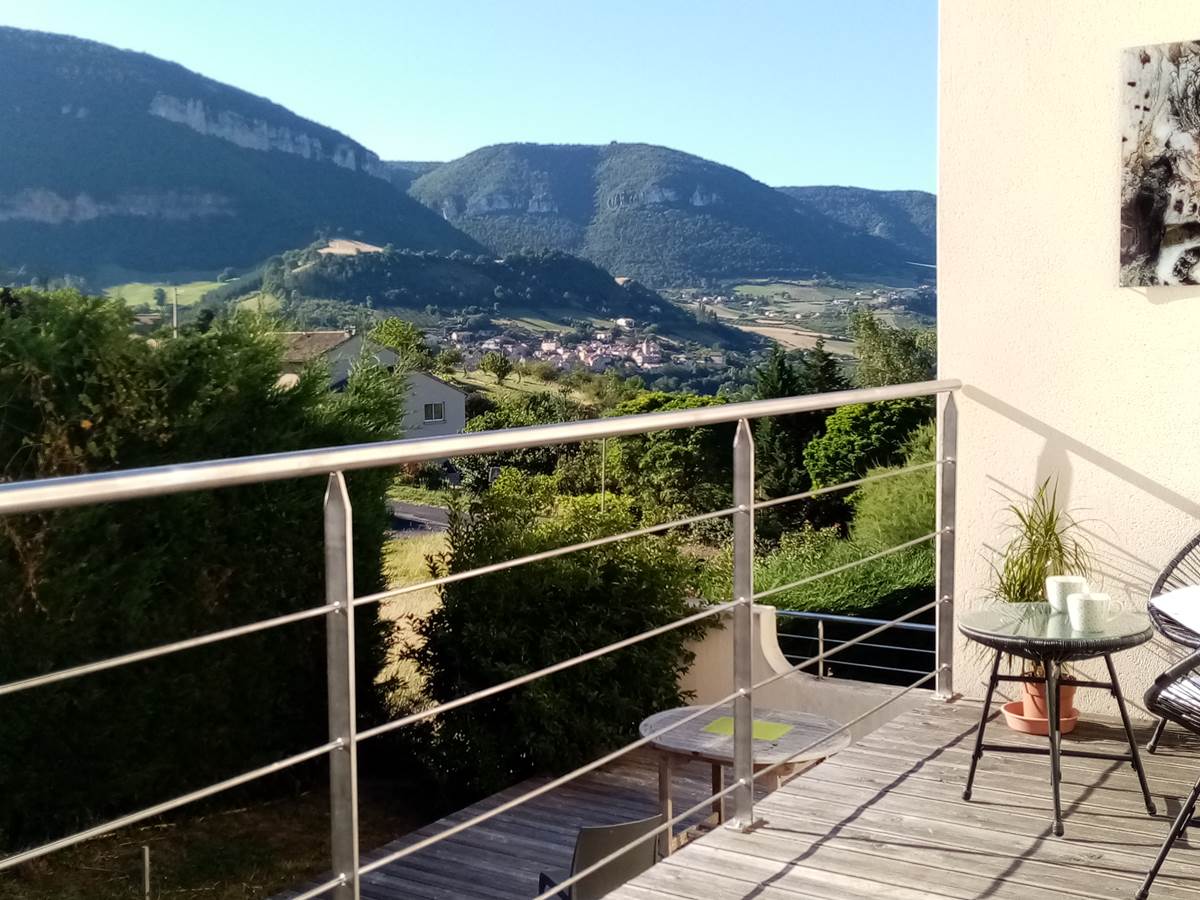 Chambre d'Hôtes chez Marie Vue de la terrasse