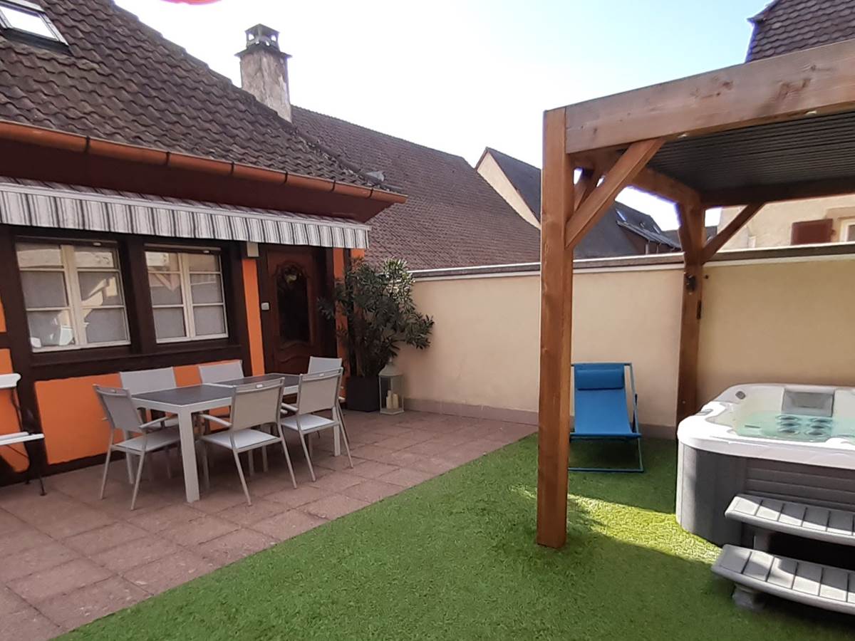GITE VIGNOBLE ALSACE KAYSERSBERG Terrasse