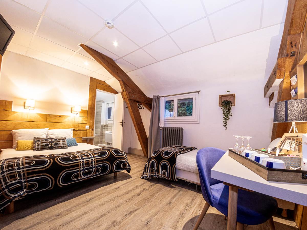 Hôtel Alphée - Barèges Tourmalet - Chambre Triple - Vue Montagne