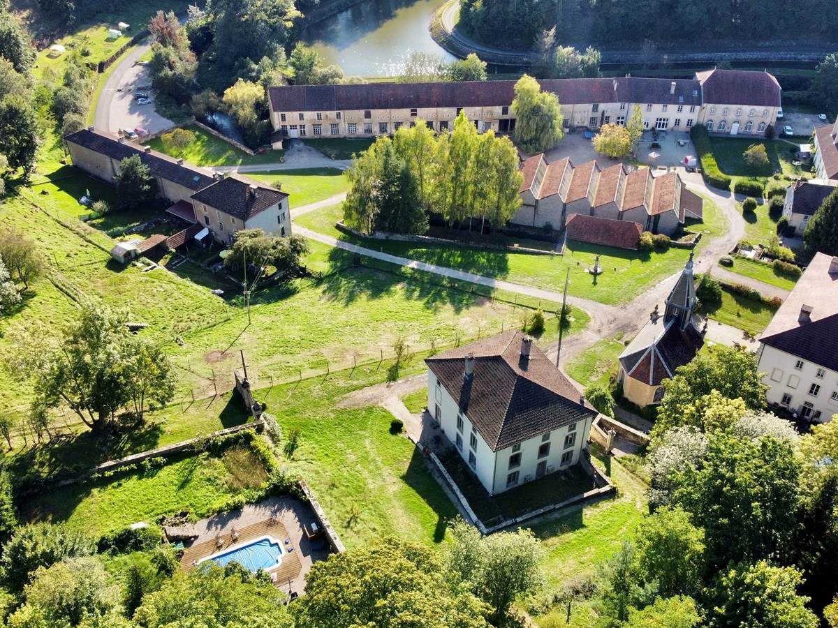 Vue aérienne du domaine