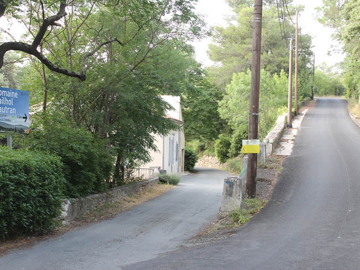 Point d'accueil sur la gauche