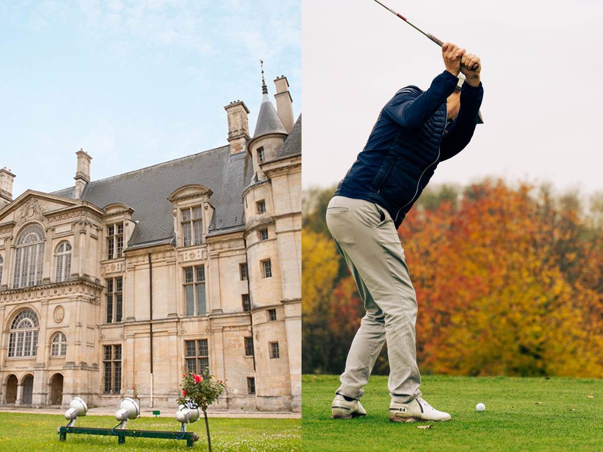 golf international de Roissy et château d'Écouen
