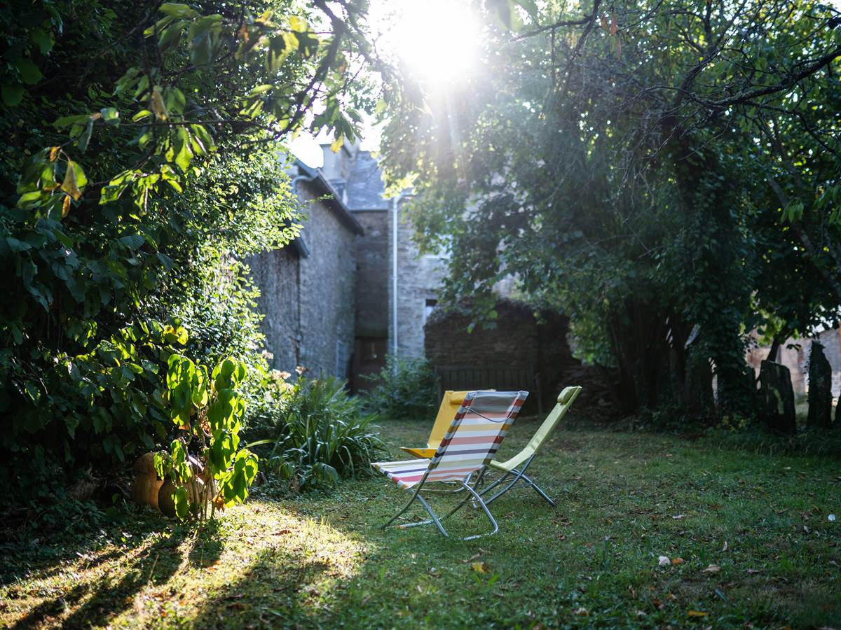 jardin gîte La Correspondance - Saint Congard