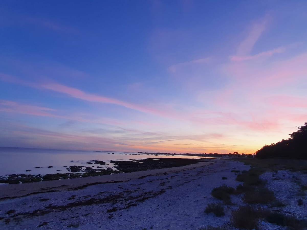 Coucher de soleil sur la plage - Sarzeau - Golfe du Morbihan