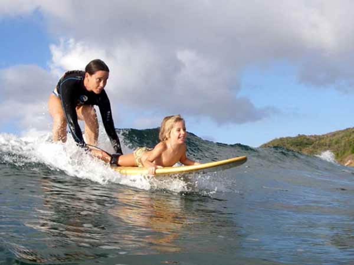 Le spot de surf