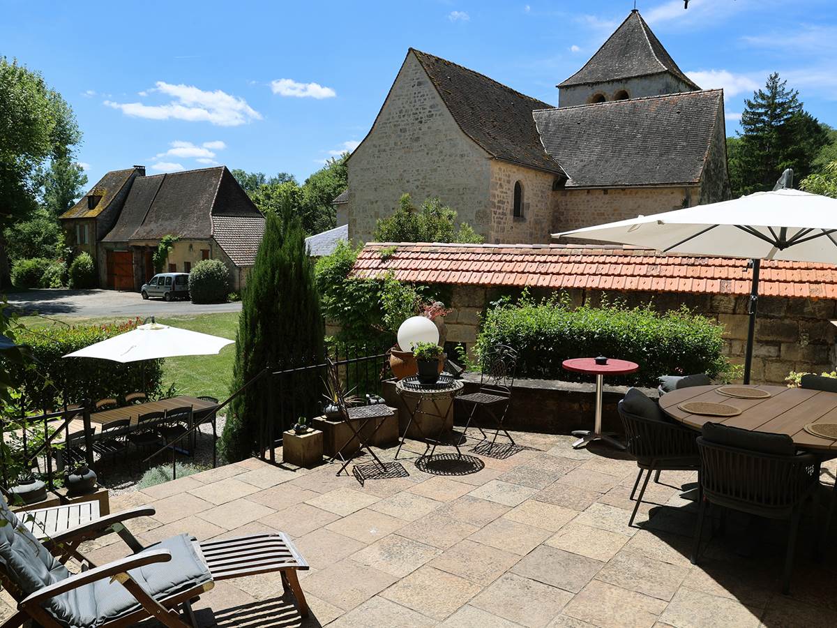Chateau de Saint Chamarand - Exterieur, terasse et jardin