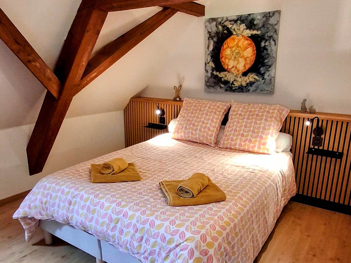 GITE  VIGNOBLE ALSACE KAYSERSBERG Espace couchage