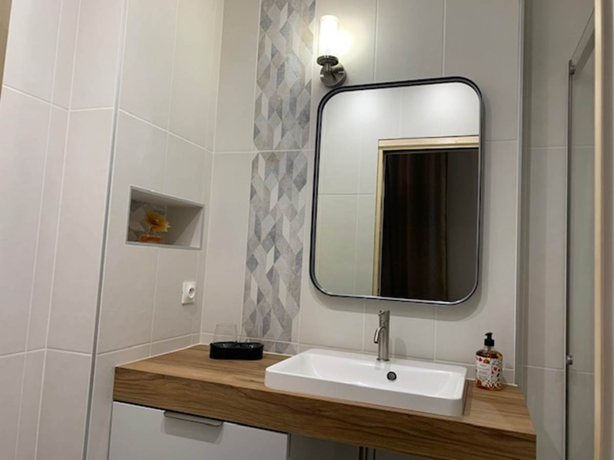La salle de bain privative