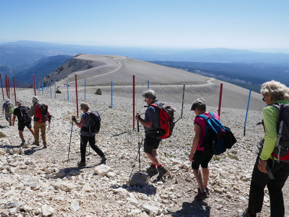 La descente du Mont Ventoux