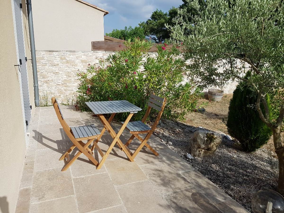 Terrasse du gîte 2 B
