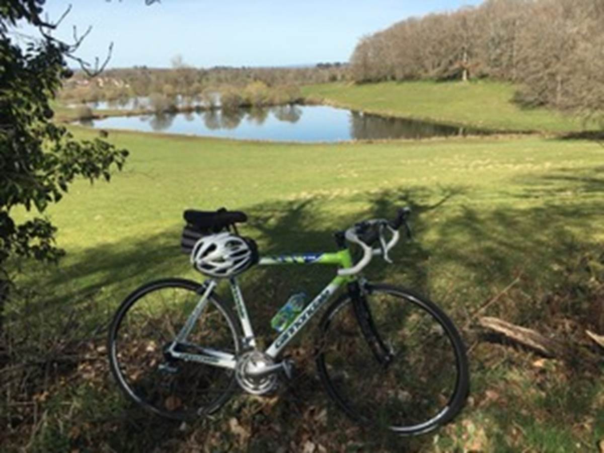 Pause sur la Véloroute