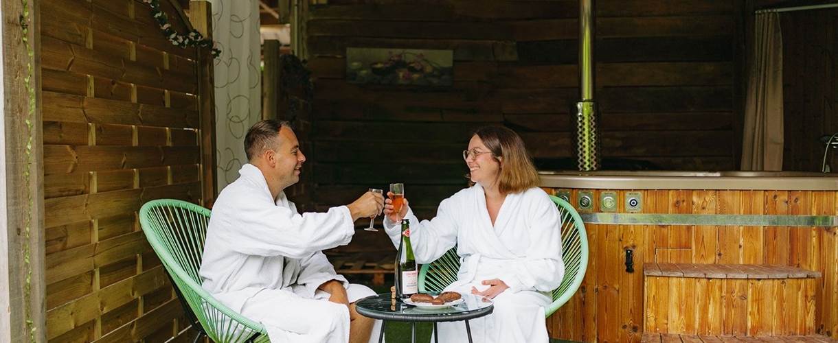 Collation offerte après le bain nordique Crédit photo: Laura Vergne