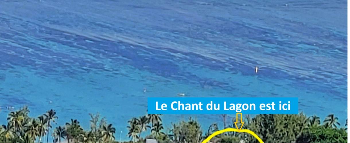 plan le chant du lagon vue du ciel