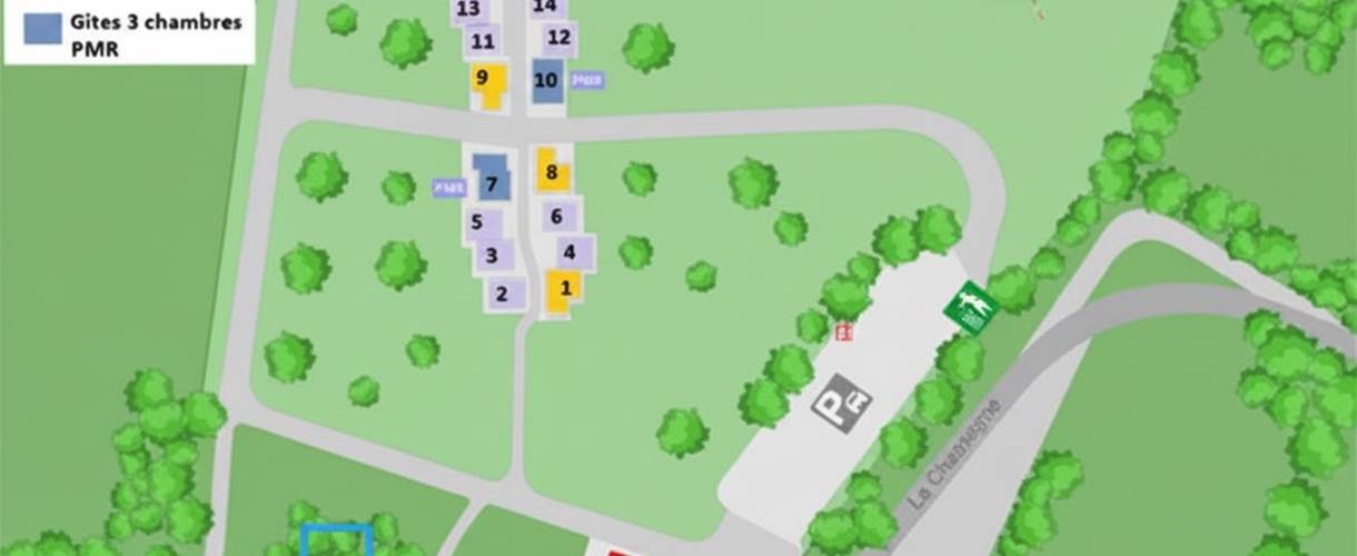 plan gîtes