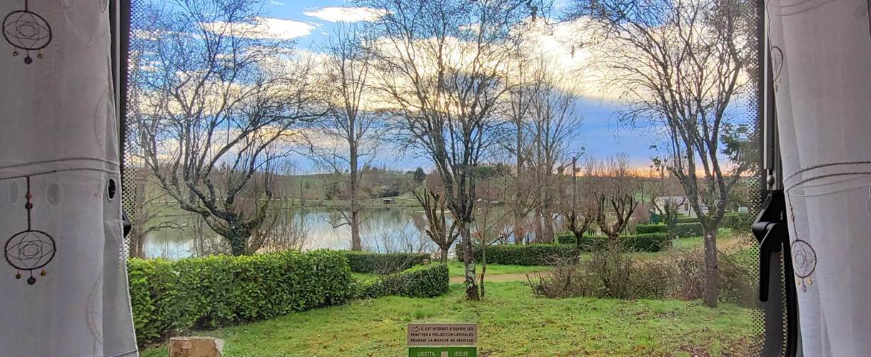 Vue depuis le camping