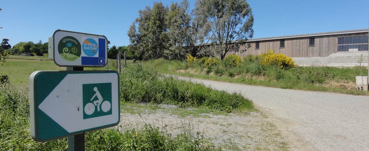 Au pied de la Vélo Maritime