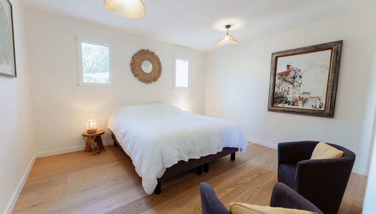 Villa La Canopée chambre 2 suite parentale lit 160cm avec salle d'eau et grand dressing